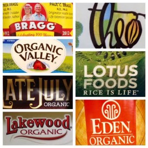 list of organic brands